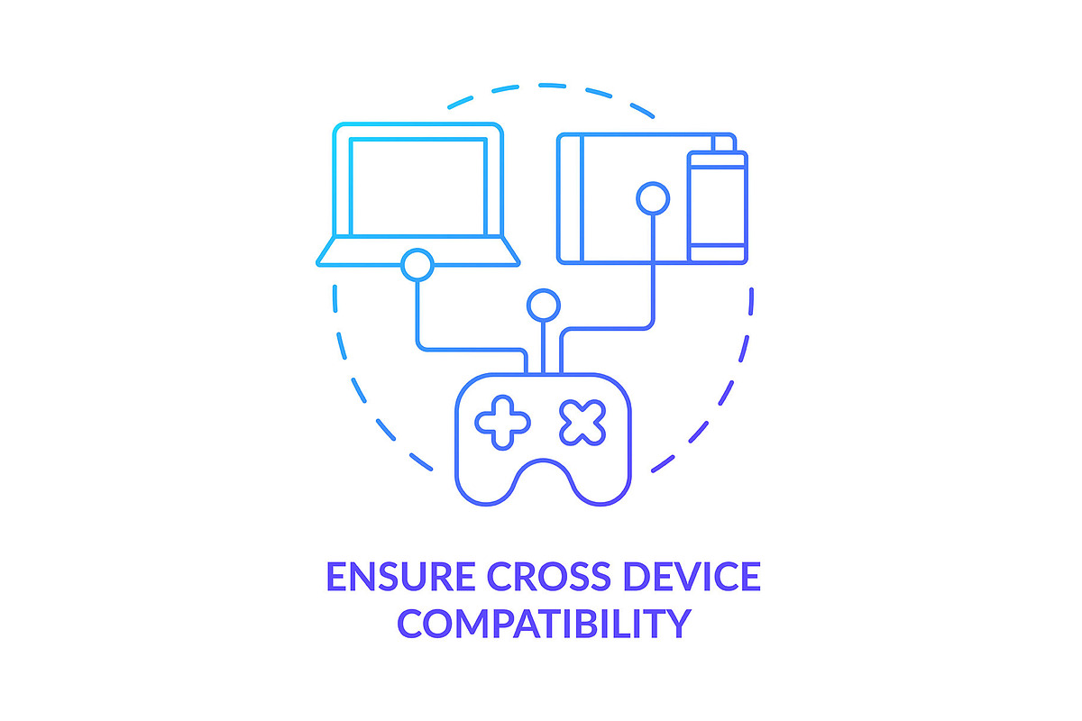 Ensure cross device compatibility, an Icon by IMG Visuals