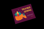 Thanksgiving Greeting Card, a Card Template by Neermana (Thumbnail 3 of 4)