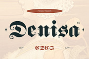 CS Denisa – Blackletter Font, a Blackletter Font by Craft Supply Co. (Thumbnail 1 of 8)