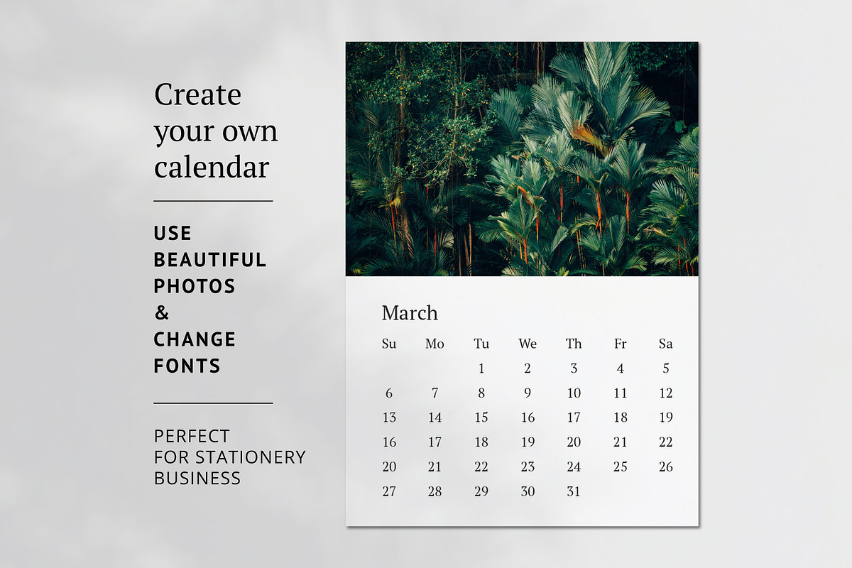 2022 & 2023 Calendar Templates, a Stationery Template by Anatartan Design (Photo 8 of 8)