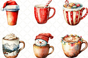 Cute Christmas Hot Cocoa Cup Clipart, an Illustration by Black Bird Studio (Thumbnail 6 of 6)
