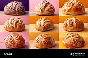 Bread. 43 images, a Food Illustration by Handmadefont (Thumbnail 8 of 11)