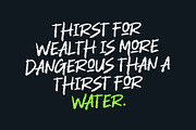 Splashed Brush Font, a Font by trustha (Thumbnail 5 of 10)