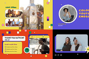 Colorful Media Endscreens for FCPX, a Templates & Theme by 2dfx (Thumbnail 1 of 2)