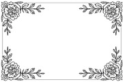 Floral Laser Cut Frame Set, an Illustration by jahid234 (Thumbnail 7 of 9)