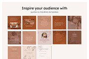 Yoga Instagram Feed Templates, a Social Media Template by Cultive Creative (Thumbnail 8 of 13)