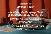 Vintage Haven – Nostalgic Script, a Script Font by Creacy Studio (Thumbnail 8 of 8)