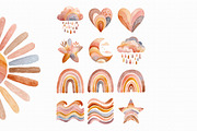 Watercolor Rainbow Clipart, an Illustration by Libby Wishes (Thumbnail 4 of 4)