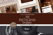 36 Luxury Instagram Templates, a Social Media Template by The Lone Crowd (Thumbnail 1 of 9)