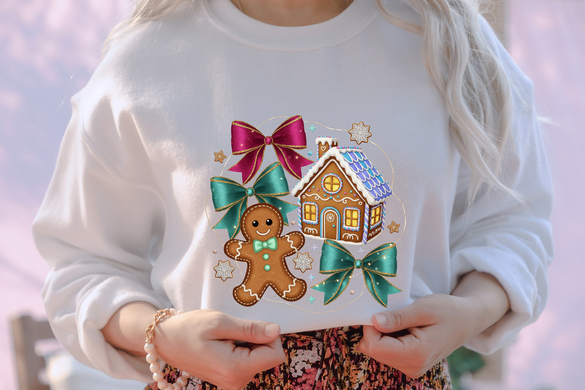 Brushstroke Gingerbread Christmas, an Illustration by designcity5 (Photo 7 of 8)