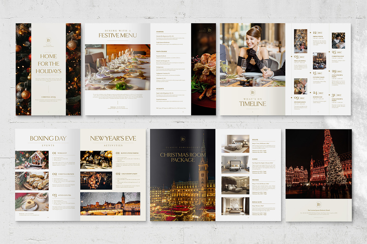 Christmas Brochure Template, a Brochure Template by BrandPacks (Photo 2 of 4)