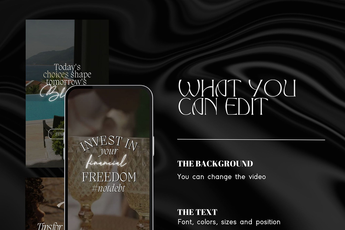 Faceless Instagram Reels Templates, a Social Media Template by design4social (Photo 7 of 8)