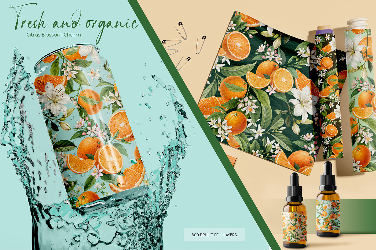 ORANGEDELIGHT Seamless Pattern Print, a Pattern Graphic by Fabrivo (Photo 5 of 10)