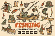 Fishing Illustration, an Illustration by Otto.std (Thumbnail 1 of 7)