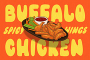 Quick Takeaway fast food fonts, a Sans Serif Font by Fat Hamster (Thumbnail 7 of 17)
