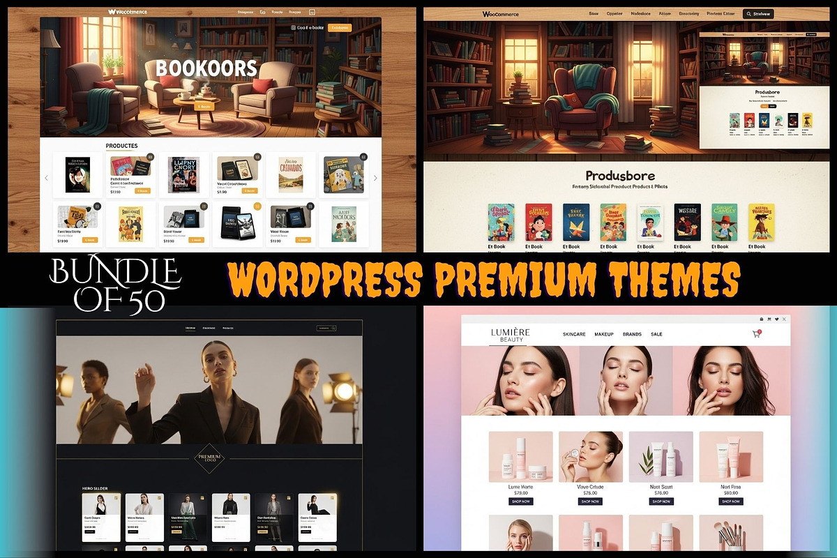 WordPress WooCommerce Themes 50+