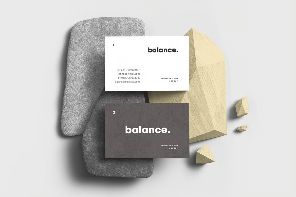 Business Card Mock-up 85x55, an Advertising Mockup by zippypixelstudio (Photo 4 of 13)