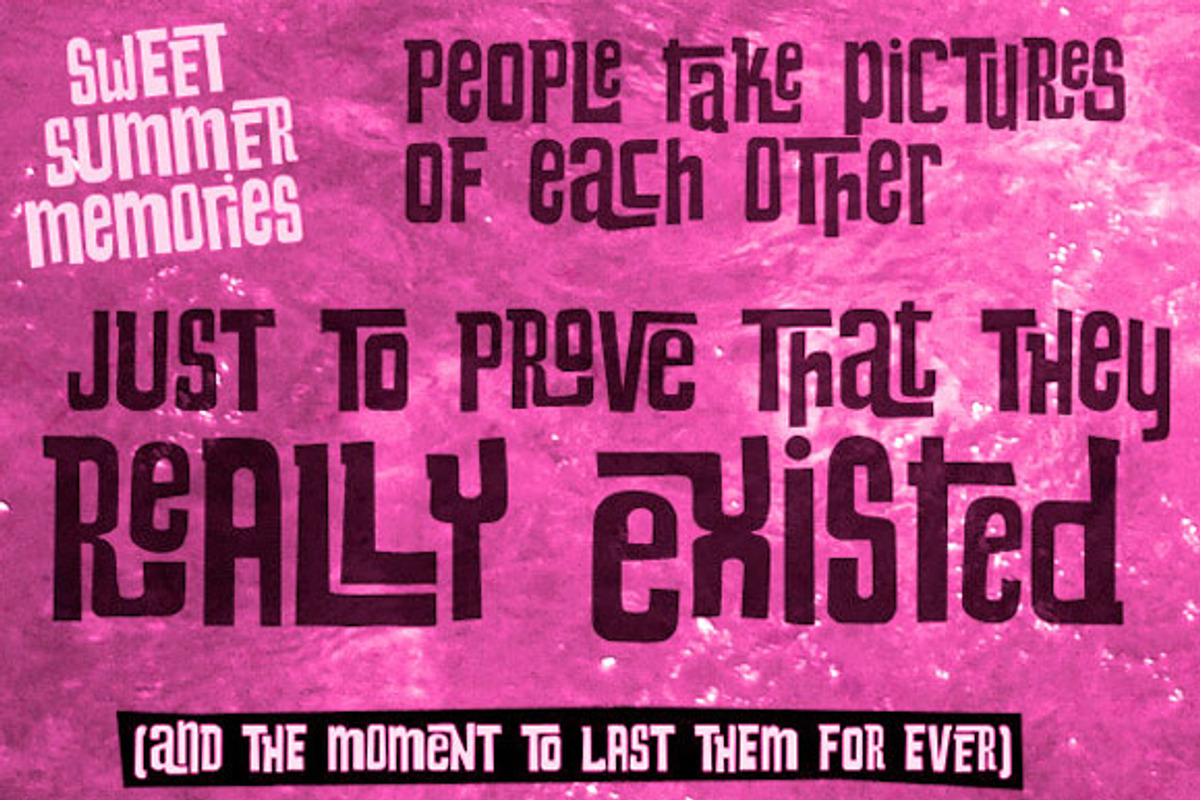 Changing | Amazing interlocks!, a Font by PintassilgoPrints (Photo 3 of 5)