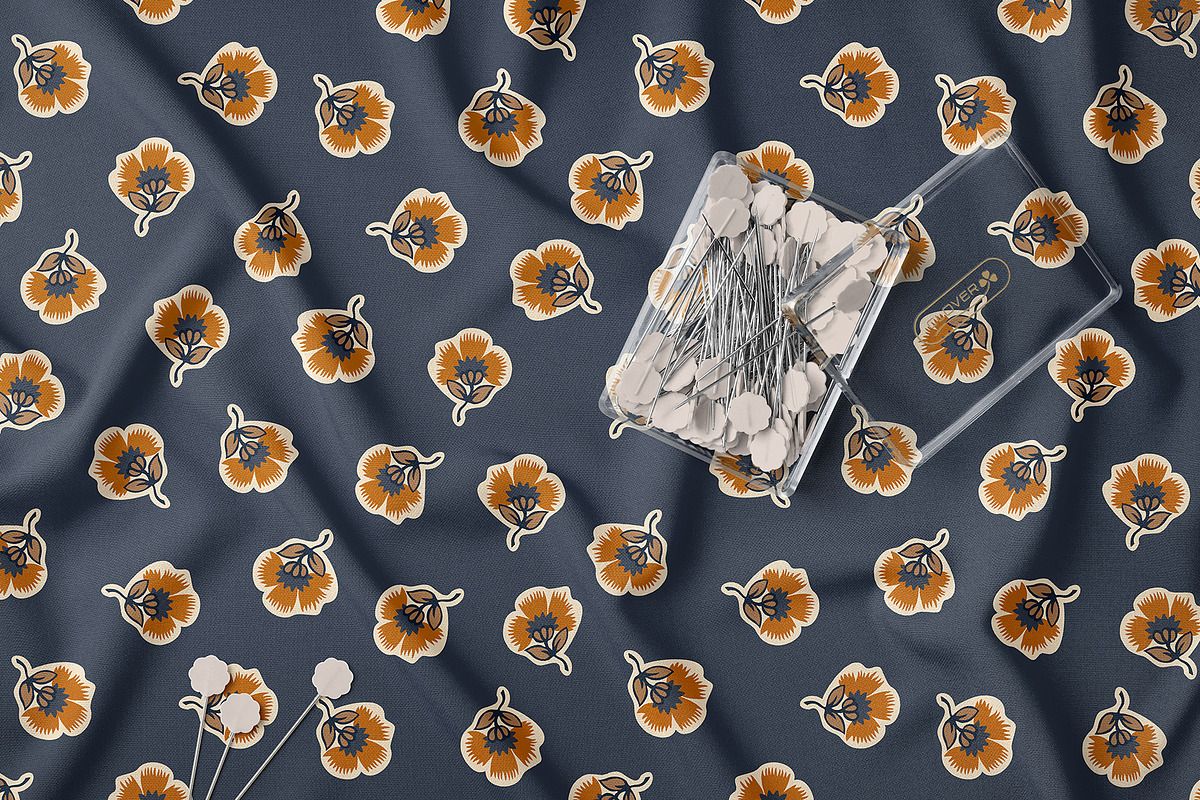 Scandinavian Floral Pattern, a Pattern Graphic by StudioGlouna (Photo 4 of 11)