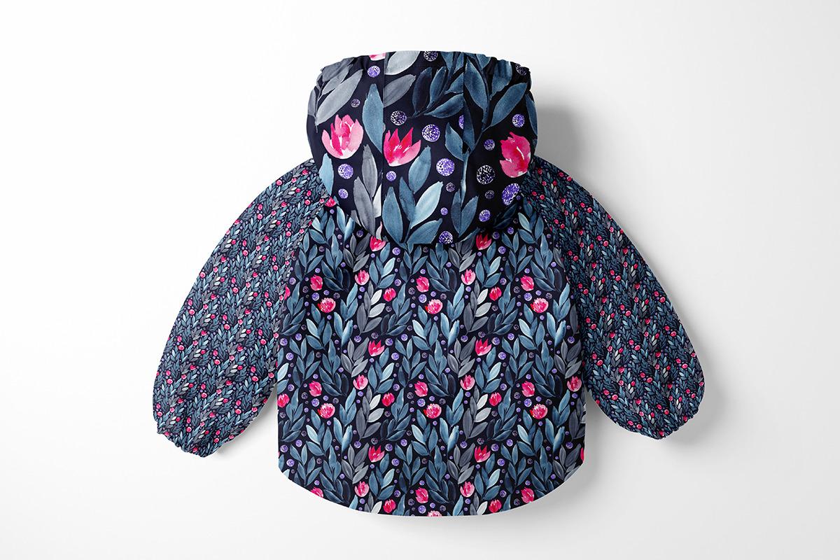 Pink, blue and black, a Pattern Graphic by Anya-D (Photo 8 of 8)