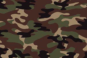 Green Camoflage Pattern Vector