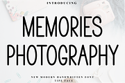 Memories Photography, a Sans Serif Font by InermediaSTUDIO (Thumbnail 1 of 8)