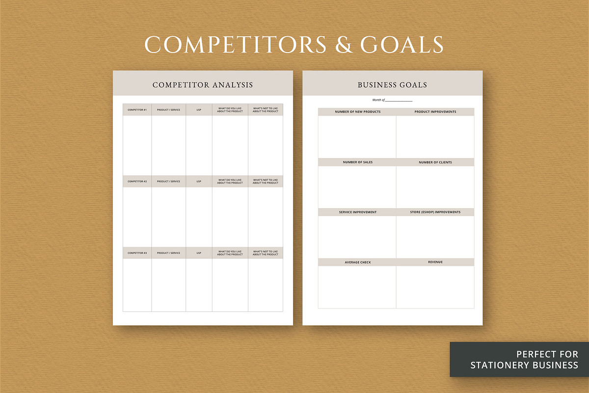 Business planner, a Stationery Template by Anatartan Design (Photo 7 of 7)