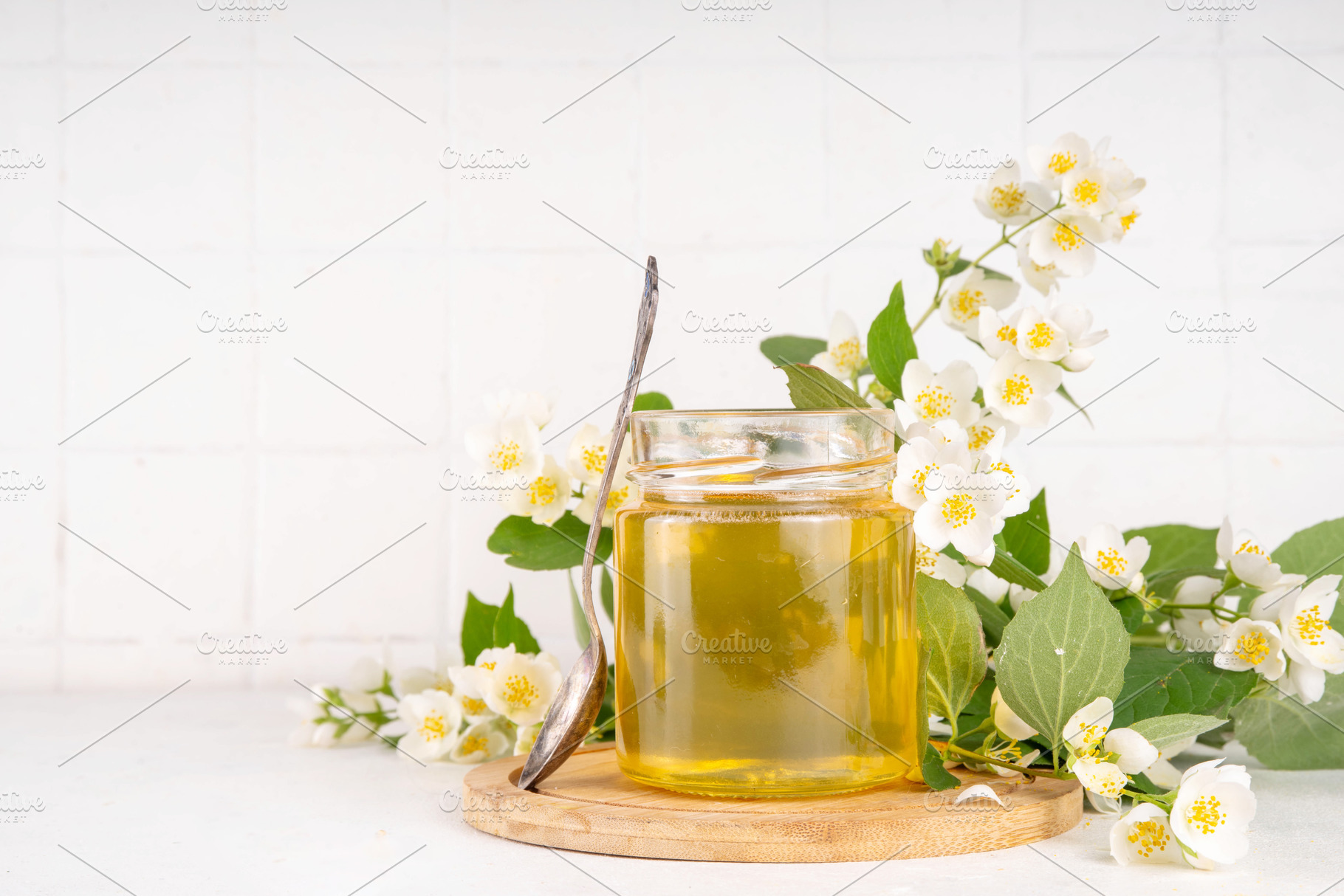 Homemade jasmine flower jam, a Food & Drink Photo by Rimma