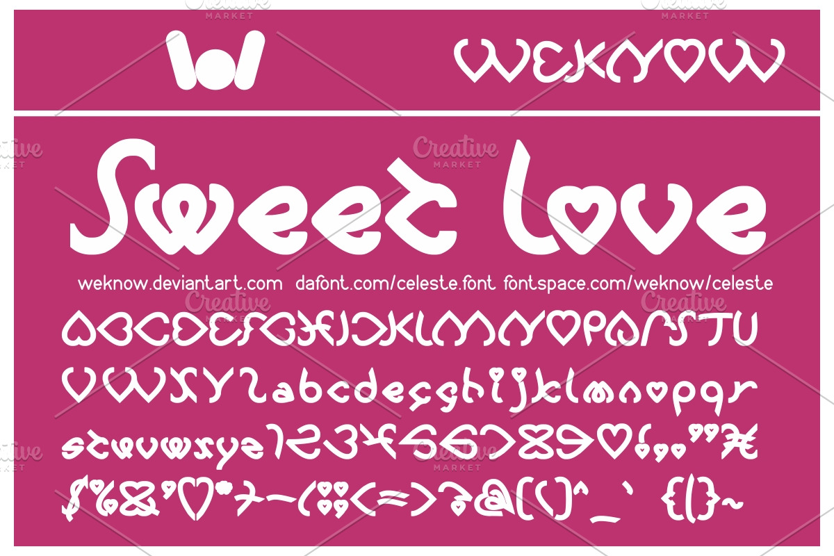 celeste font preview 2