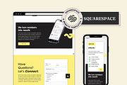 Squarespace Website template, a Squarespace Template by Ciel Lumiere (Thumbnail 2 of 8)