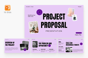 Project Proposal Powerpoint Template, a Presentation Template by Eklip Studio