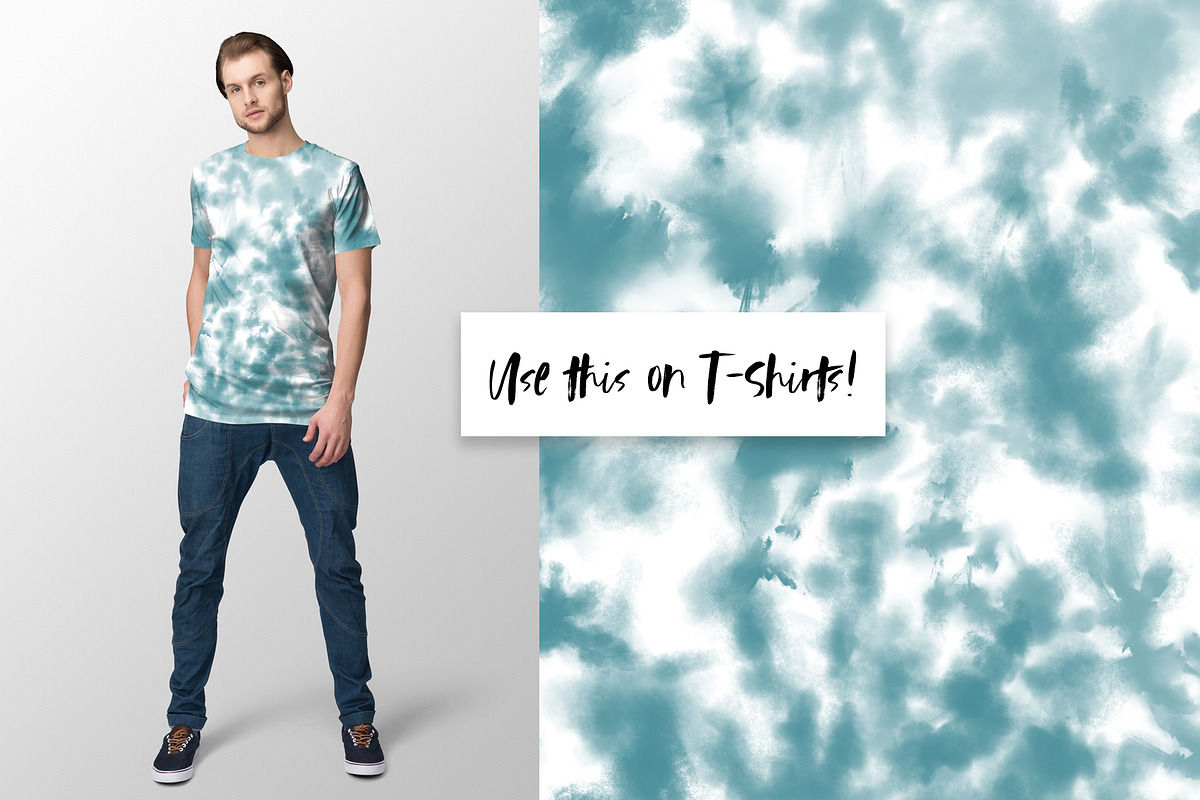 Subtle Tie-Dye Seamless Pattern, a Pattern Graphic by The Gypsy Goddess (Photo 5 of 5)