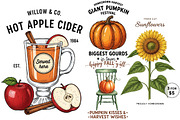 Rustic Fall Farmhouse Sign PNG Bundl, an Illustration by DreamArtGraphic (Thumbnail 3 of 4)