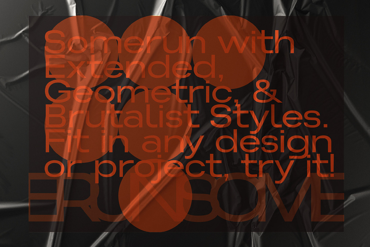 Somerun Extended Sans Family, a Sans Serif Font by Lettertype Studio (Photo 15 of 15)