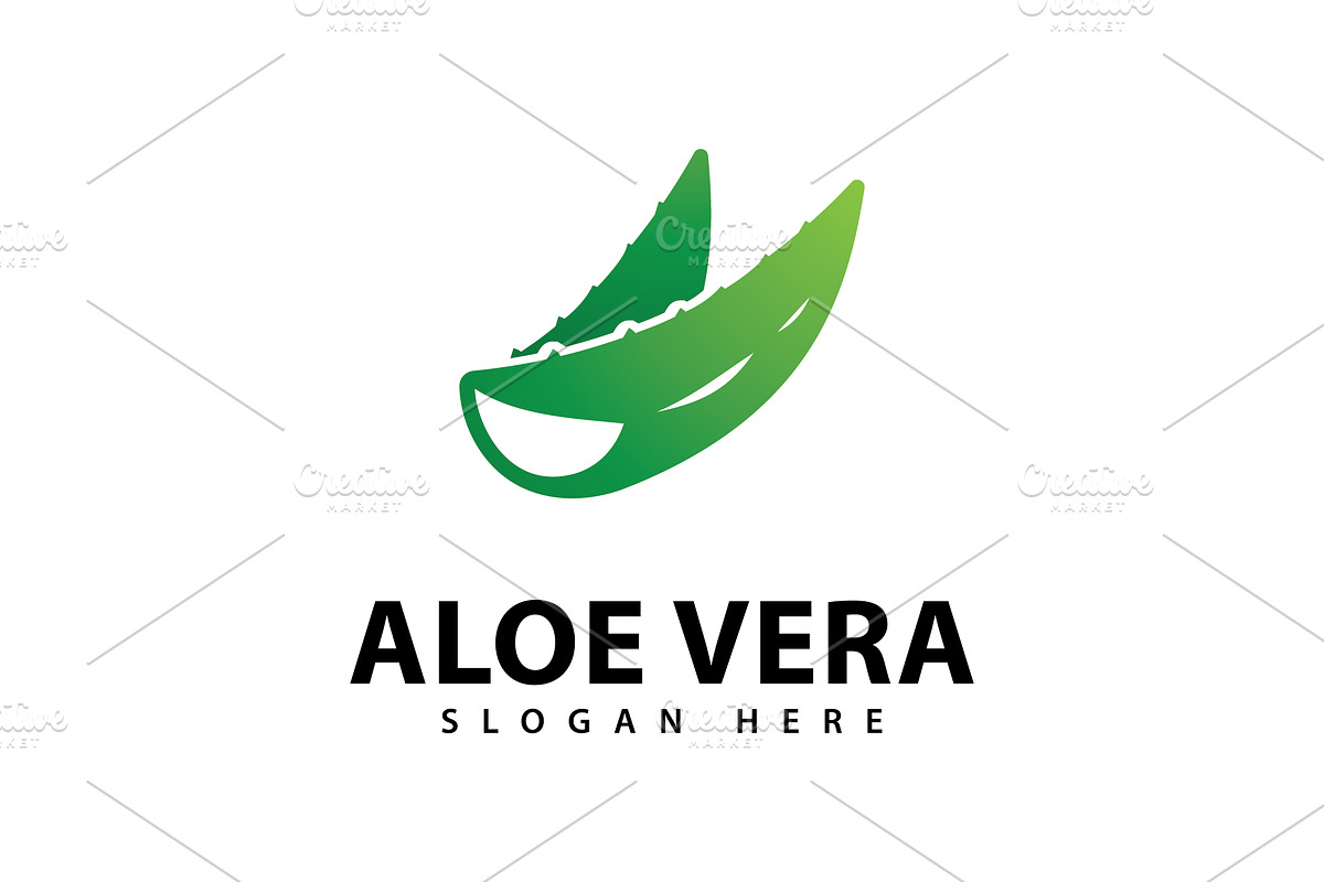 Aloe Vera Logo Design Template, a Graphic by T.Vooka