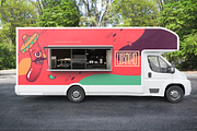 Food Truck Vol.4. PSD Mockup, a Hat Mockup by Egor Shkolnikov (Thumbnail 2 of 5)