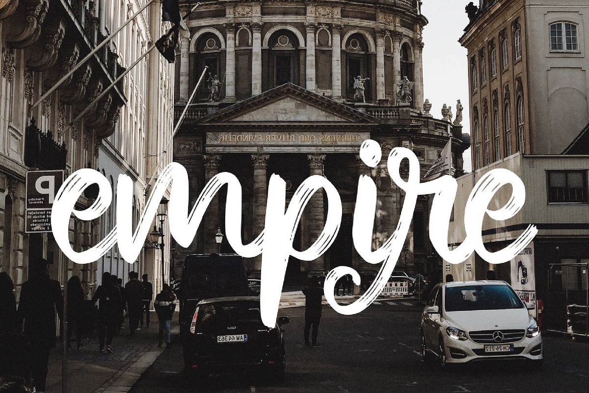 Denmark - Modern Brush Font Script preview 2