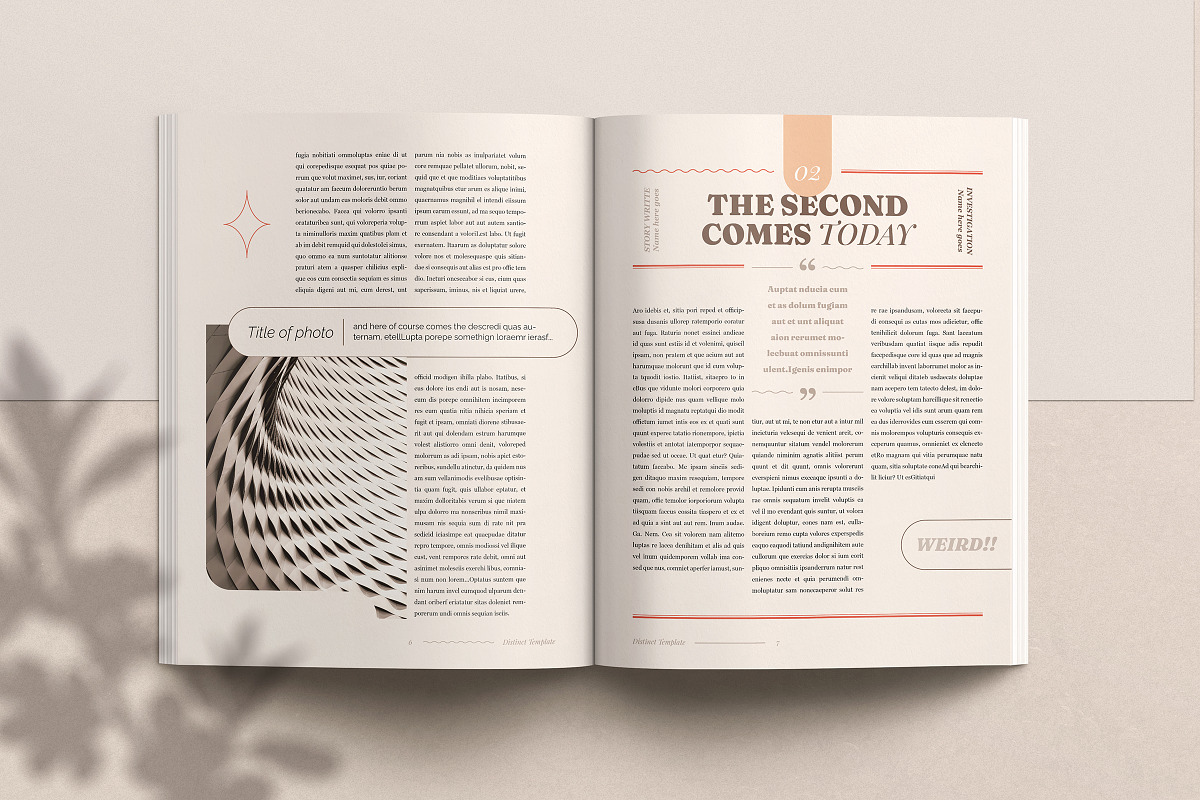 Distinct Indesign Template, a Magazine Template by Luuqas Design (Photo 5 of 18)