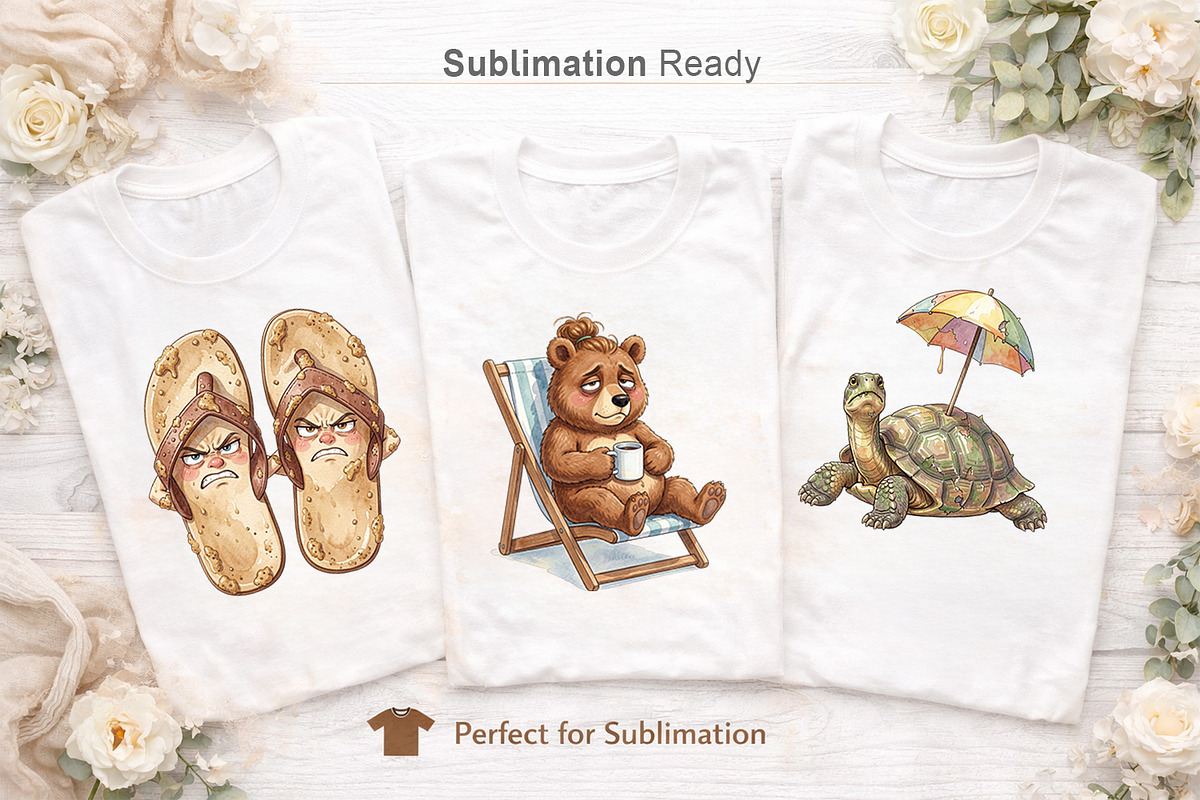 Sarcastic Mom Summer Sublimation, an Illustration by Artnoy (Photo 5 of 8)