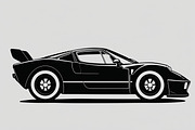 Classic Car Vector Bundle, an Illustration by Amazin_art (Thumbnail 9 of 9)