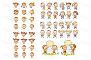 Doodle kids various emotion set, a Person Illustration by Bubert Art (Thumbnail 2 of 7)