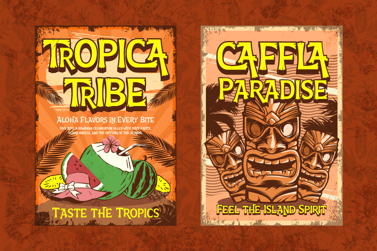 Calathea - Fun Hawaiian Font, a Symbol Font by Artisan Themes (Photo 5 of 10)