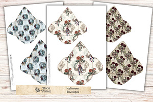 Halloween Envelopes Pointed Flap