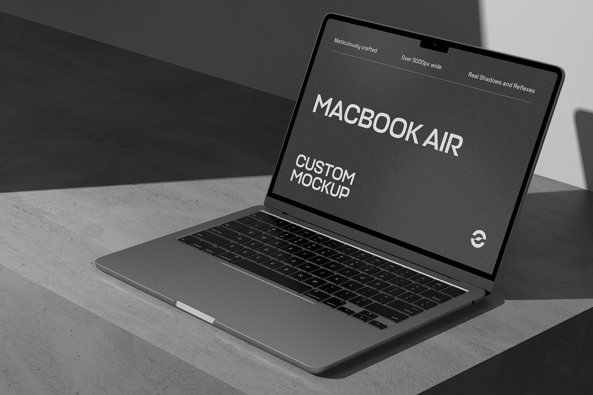 MacBook Air Mockup 06, a Mac Mockup by 360 Mockups