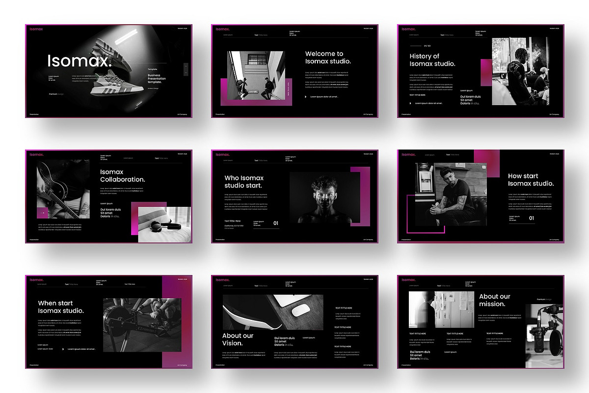 Isomax  – Business PowerPoint, a Presentation Template by Dens Creative Studio (Photo 2 of 6)