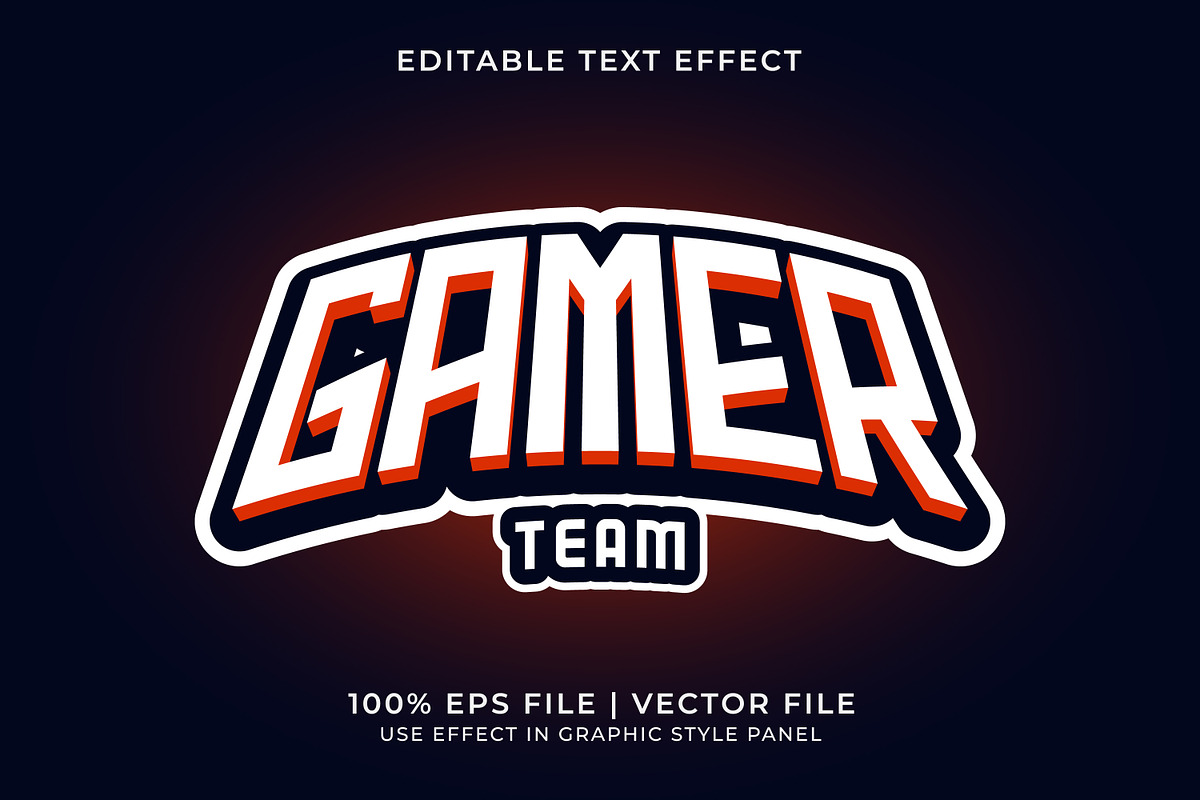 Gamer E-Sport Text Effects Bundle 2, a Layer Style Add-On by WM48 Shop (Photo 7 of 10)