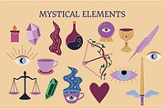 Mystical Celestial Clipart Set 2, an Object Illustration by Ginny and Sam (Thumbnail 3 of 15)