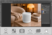 Candle Stone Table PSD, a Household Mockup by Bruno's Shop (Thumbnail 2 of 3)