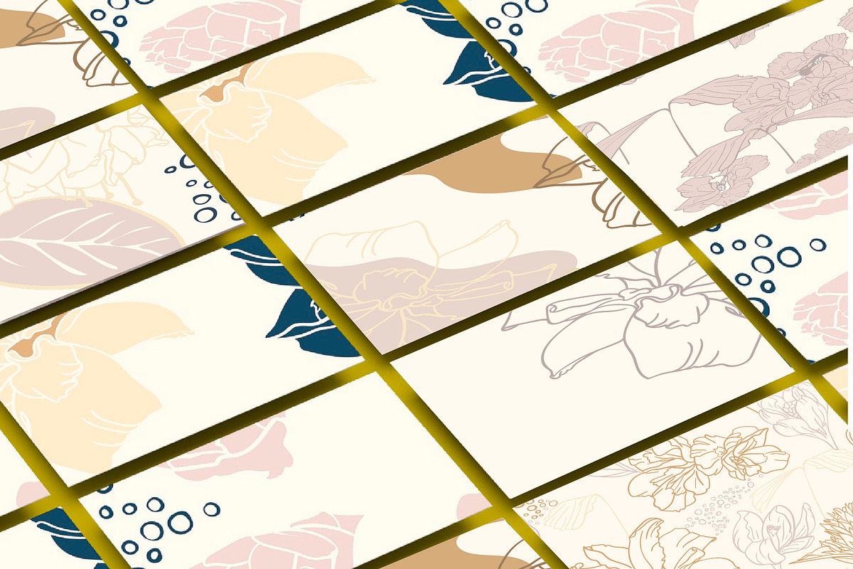 Set of floral covers, cards, frames, a Pattern Graphic by DeMih (Photo 12 of 16)