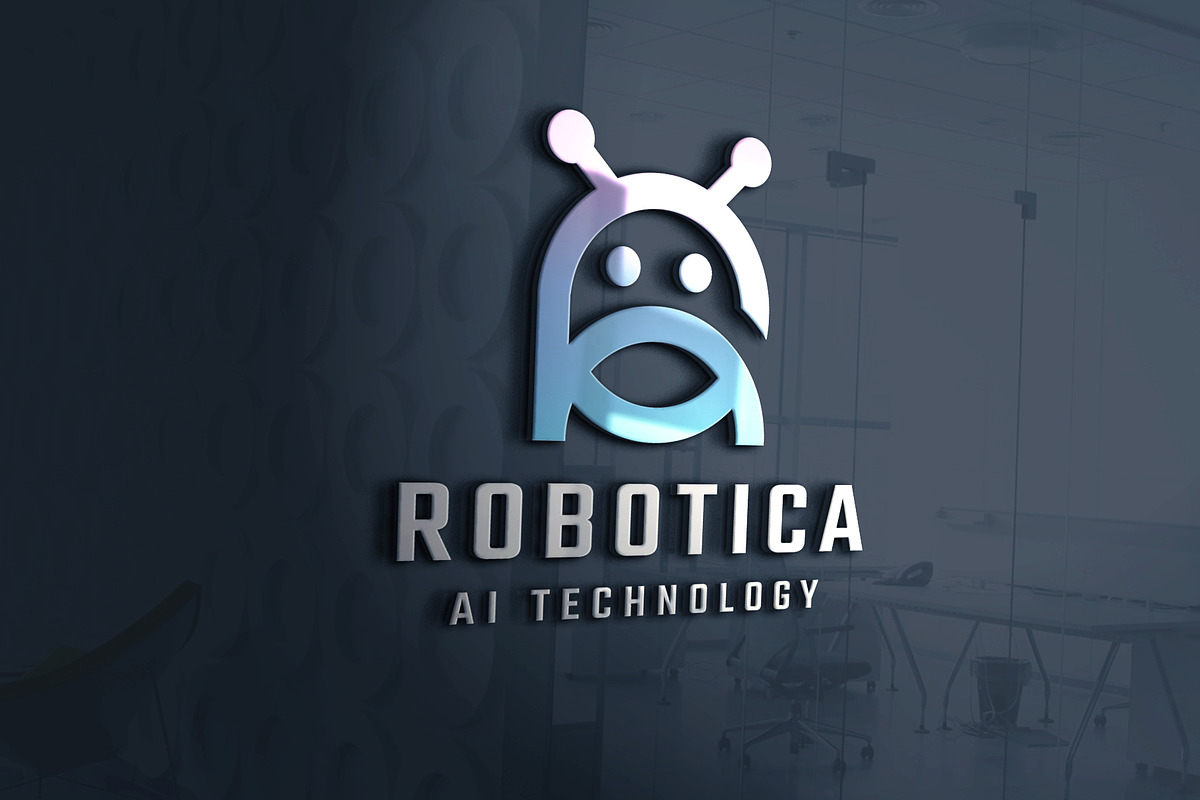 Robotica Letter R Logo, a Branding & Logo Template by Design_Planet (Photo 4 of 4)